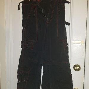 Black Goth Cargo Pants